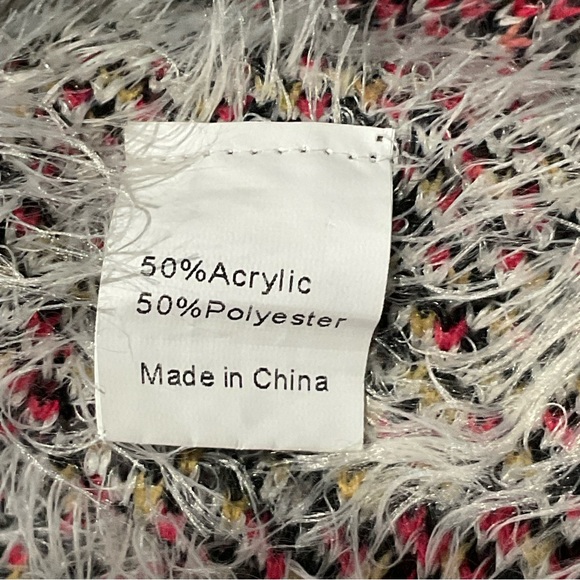 Simply Couture boho southwest soft flowy fringe open cardigan size small (N1) - Picture 8 of 8